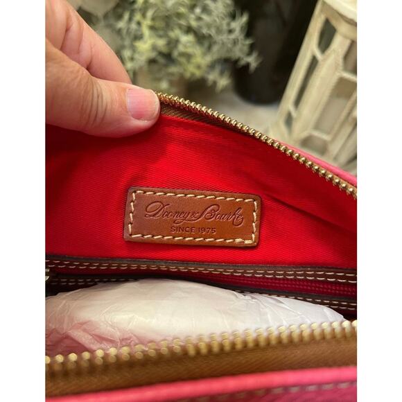 Dooney & Bourke pebbled leather crossbody PINK NWT   Rare color - Picture 14 of 15